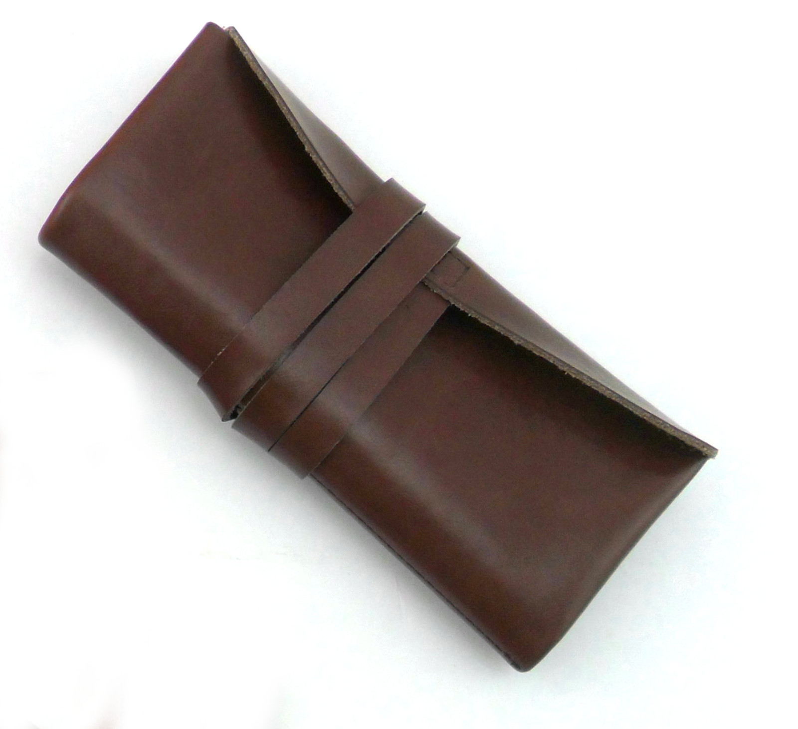 Oceaneva Genuine Leather Watch Roll for 2 Watches Top Grain Leather Quality