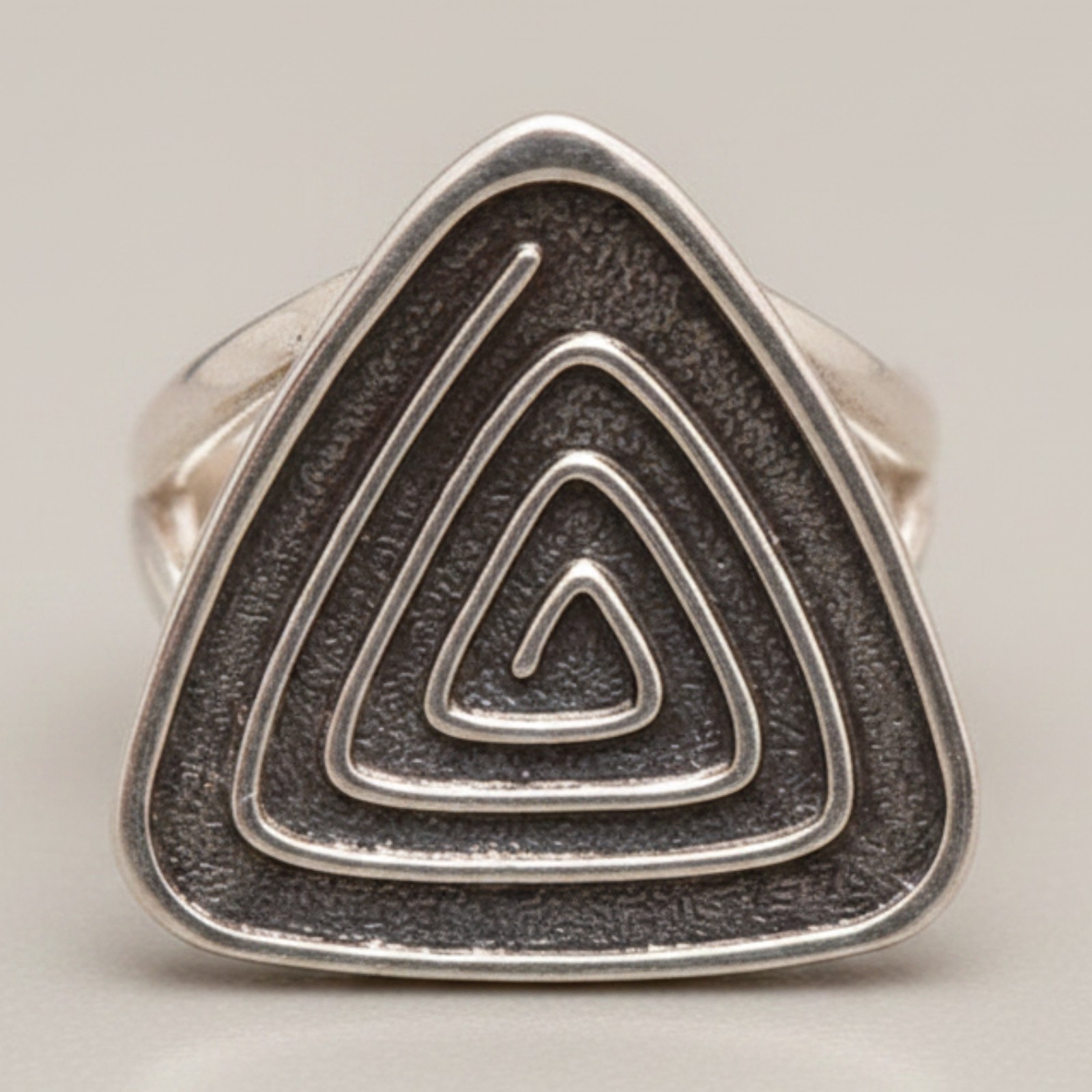 Handmade Sterling Silver Ring Spiral Hallmarked 925 Nickel Free Adjustable Size