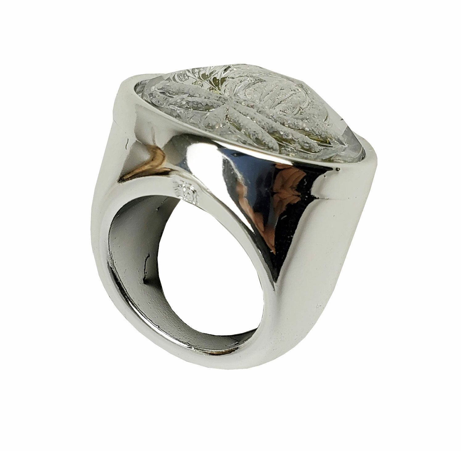 12 Gold Silver Color Fashion Rings For Men Women Girls Glitter Flower
