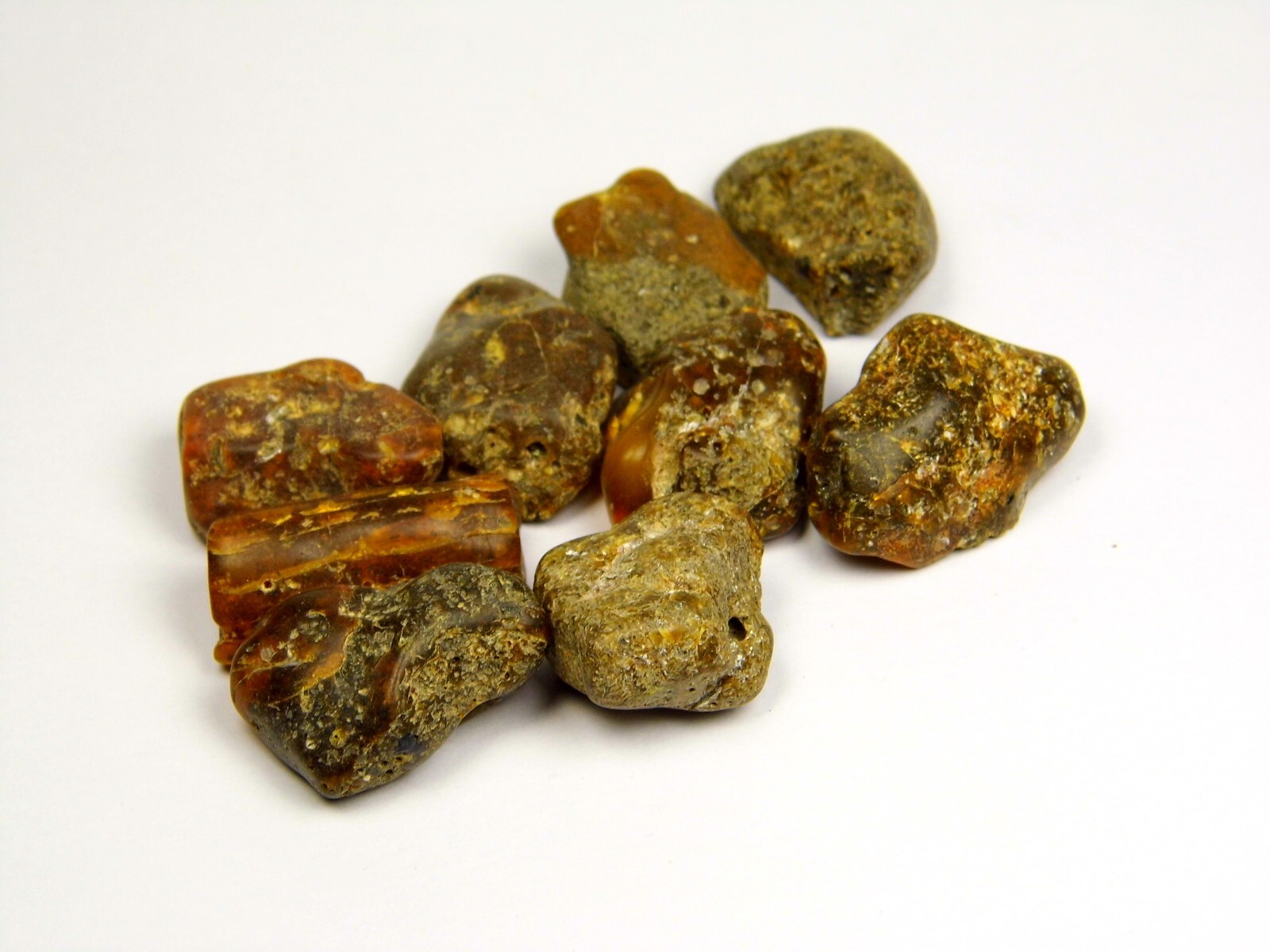 Lot of Baltic Amber Stones 25gr Brown Green Black Natural Genuine Gemstone 6638