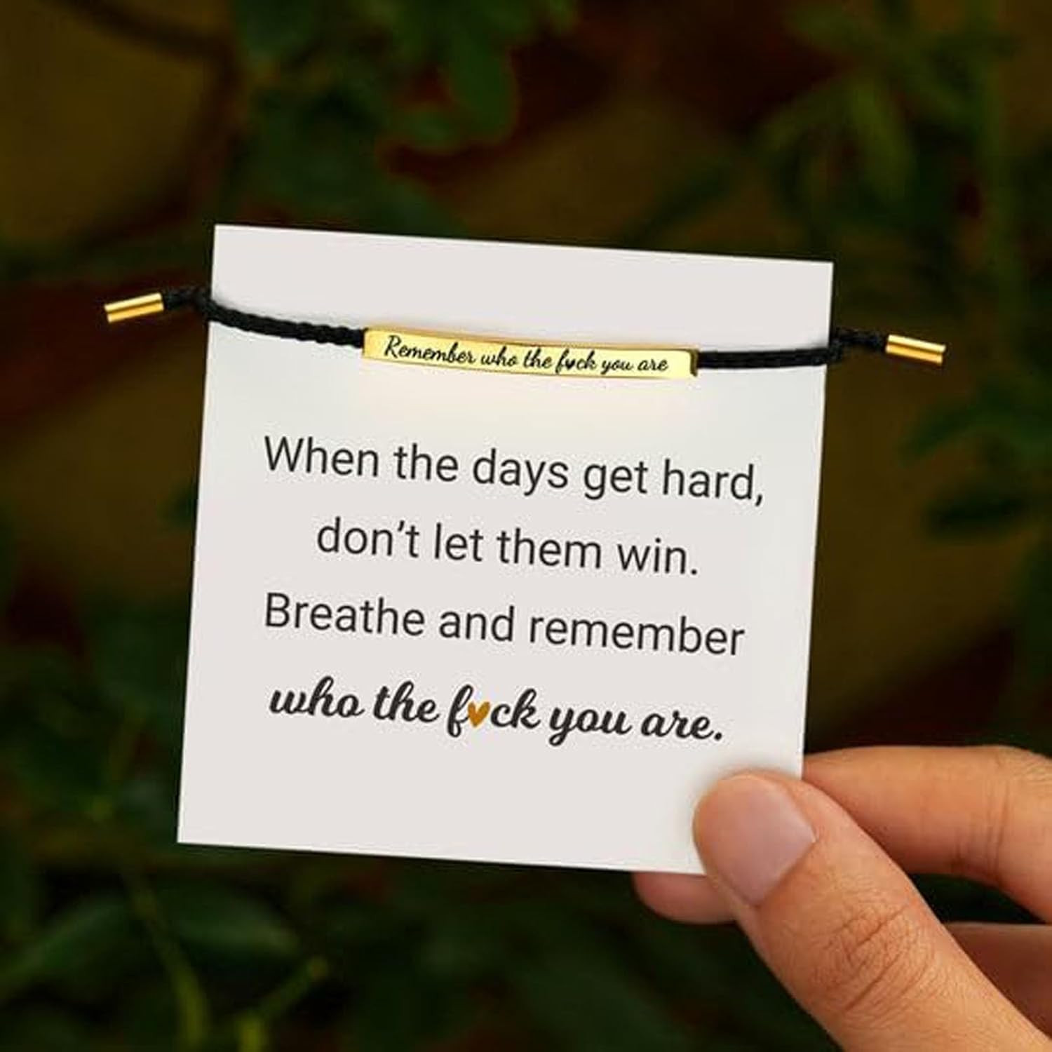 Let Them Tube Bracelet for Women, Self Worth Motivation Bracelet Adjustable Brai