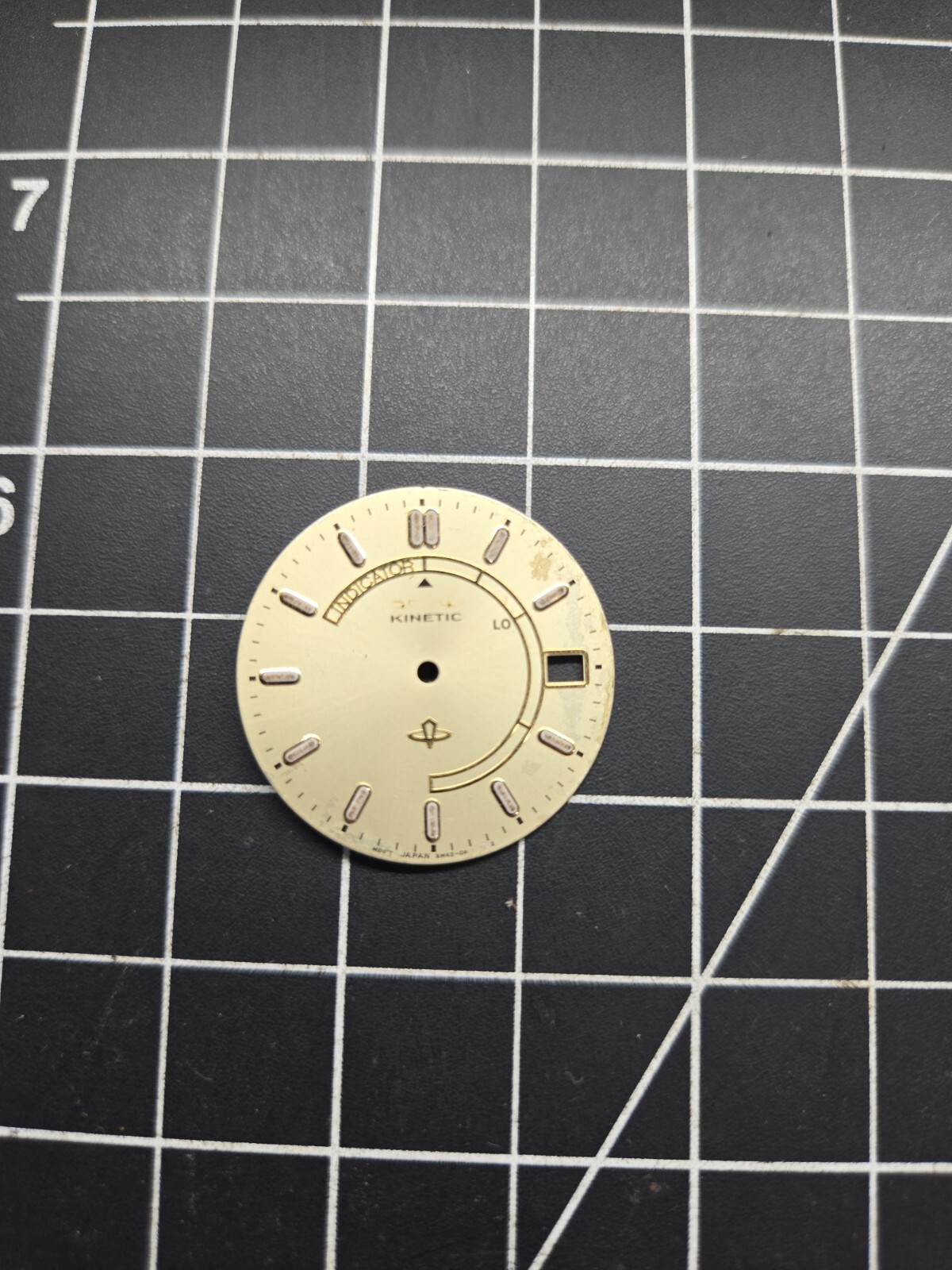 vintage seiko watch dial parts repair 5m42 DA date kinetic