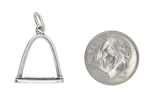 Sterling Silver 3D Gateway Arch St. Louis Charm or Pendant
