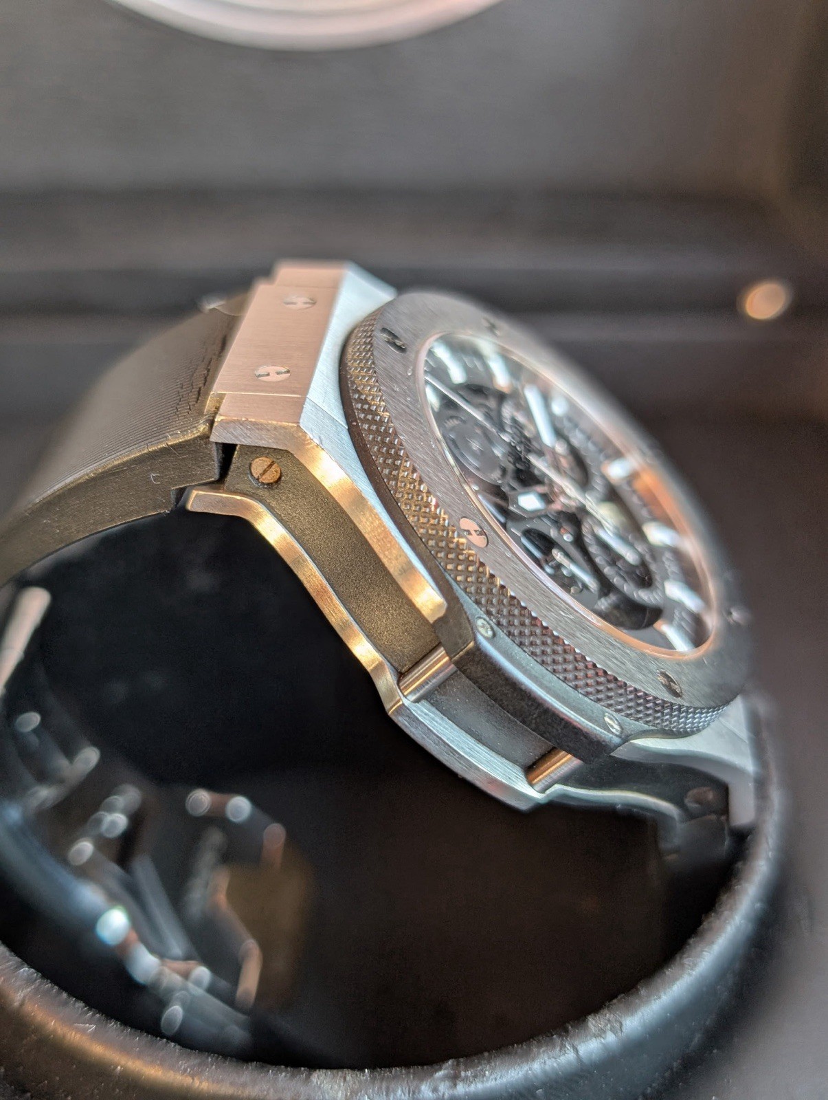 Hublot Big Bang Aero Bang 44MM 311.SM.1170.RX Skeleton Dial Rubber Strap