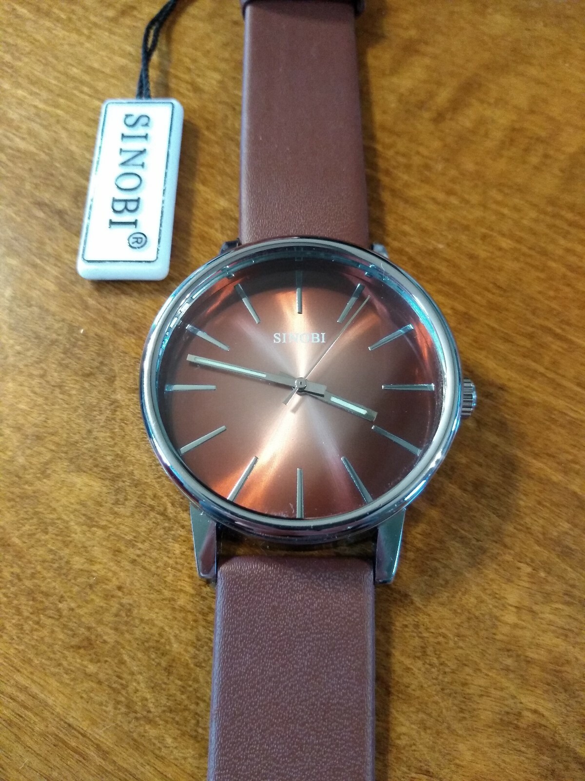 Vintage NOS Sinobi S9271G watch, running with new battery N