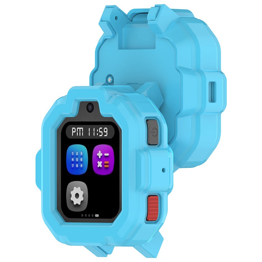 Half-wrap Watch TPU Skeleton Protective Case Bumper For TickTalk 5 Kids Watch