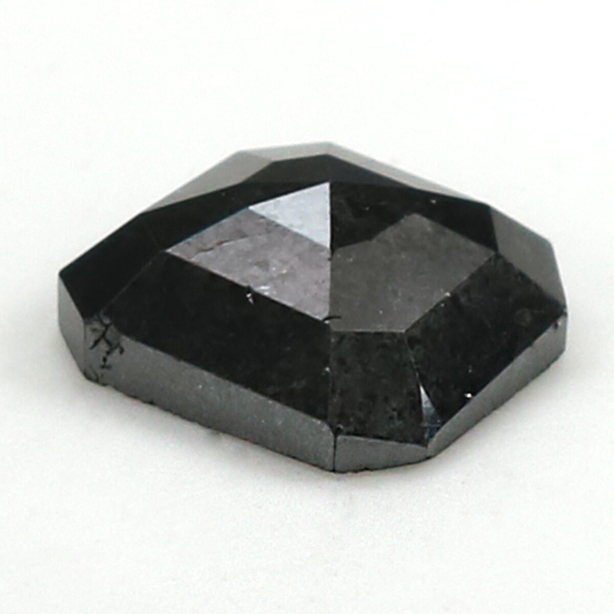 1.45 CT Natural Loose Emerald Shape Diamond 7.00 MM Black Color Diamond KQ2077