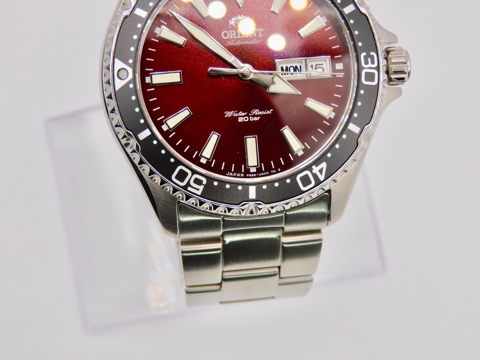 NEW ORIENT WATCH Automatic MAKO Red Men’s RN-AA00033R in BOX