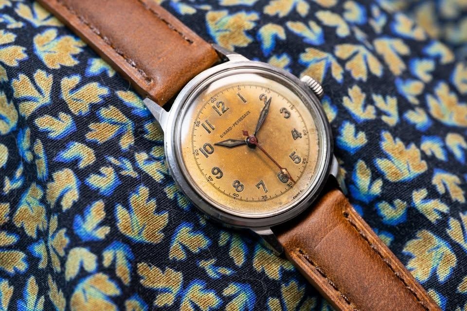 Girard-Perregaux Pre-Seahawk Watch – Tropical Dial – Cal 1194 – WWII 1945