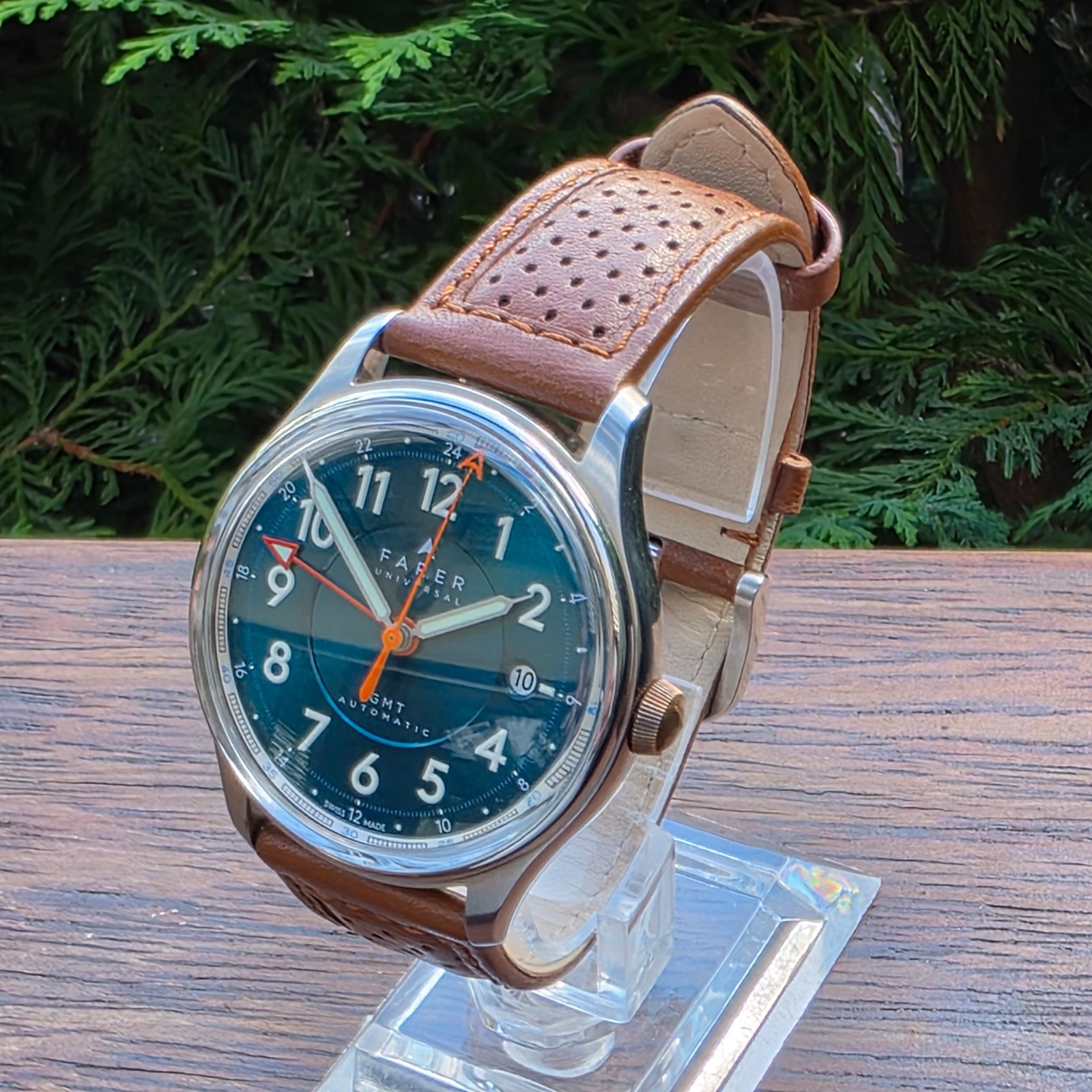 Farer Lander GMT – Mint Condition (Full Set + extra Bracelet) ETA2893-2 Movement
