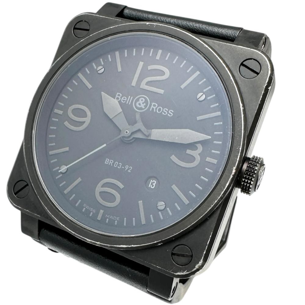 Bell＆Ross phantom BR03 Watches Stainless Steel/leather Mechanical Automat…