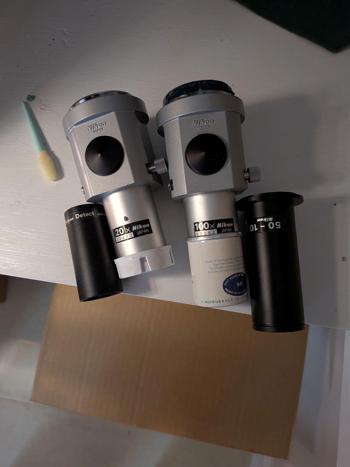 Nikon Optical Comparator (PERFECT, 3 Lenses,manuals)