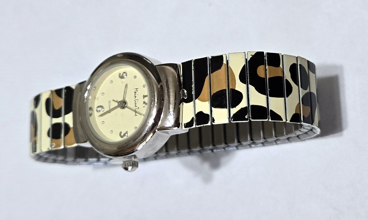 Main Line Time Leopard Band Watch