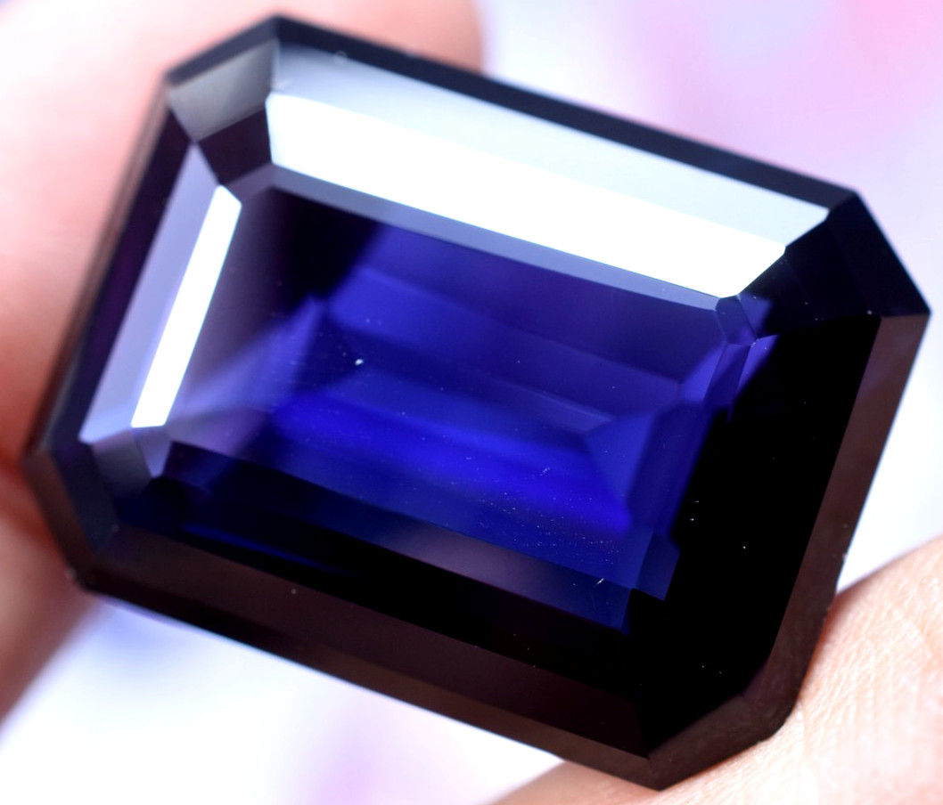 RARE Natural Purple-Blue Tanzanite 48.48 CT IF Certified Flawless Loose Gemstone