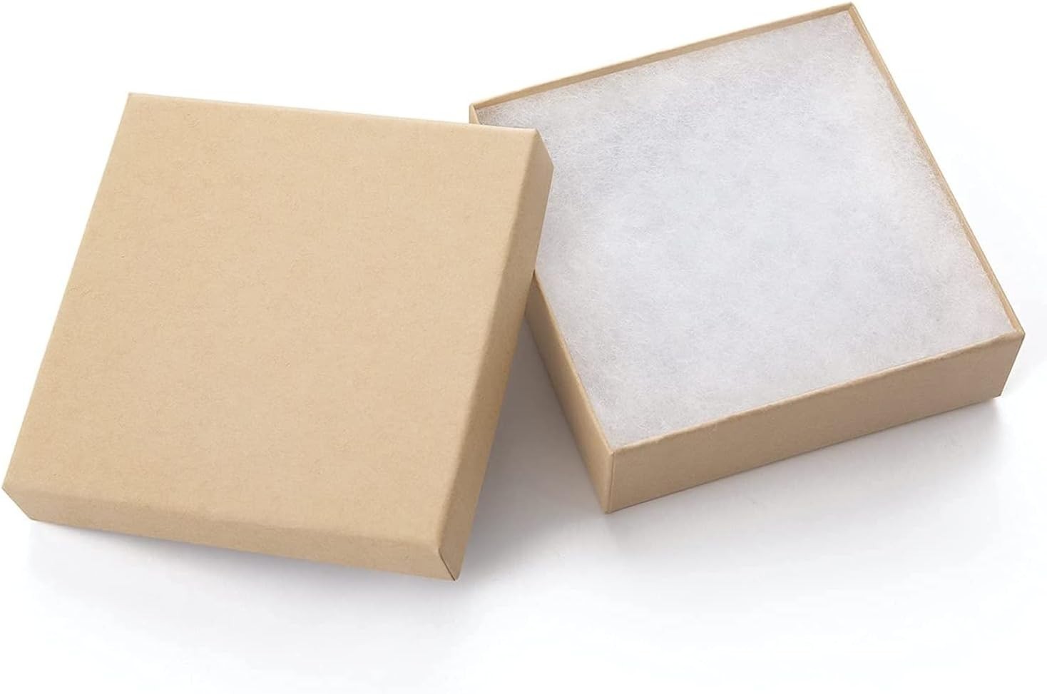 96 Rustic Jewelry Gift Boxes – 3.5×3.5×1 Inch, Perfect for Crafting & Gifting