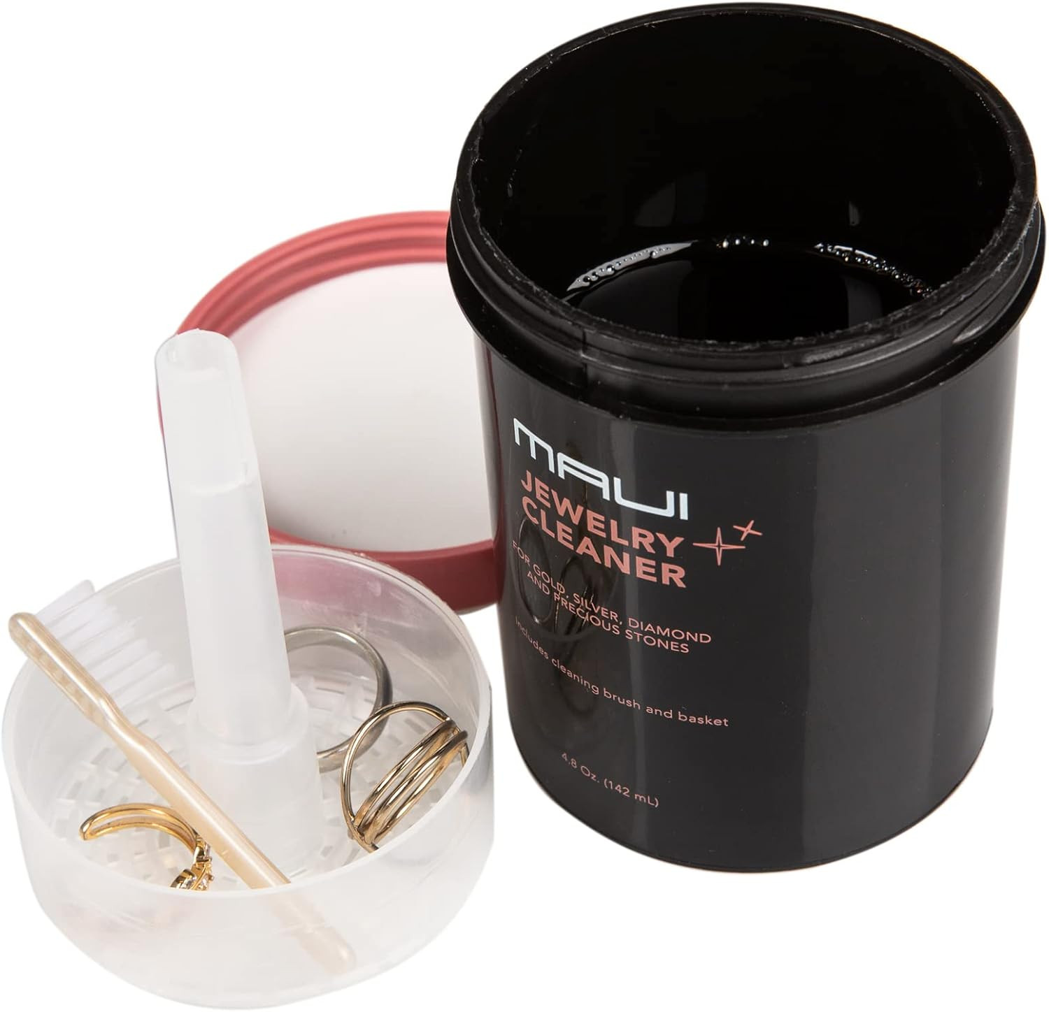 Liquid Jewelry Cleaner Solution Complete kit with Cloth .. NOT Guaranteed to Wor