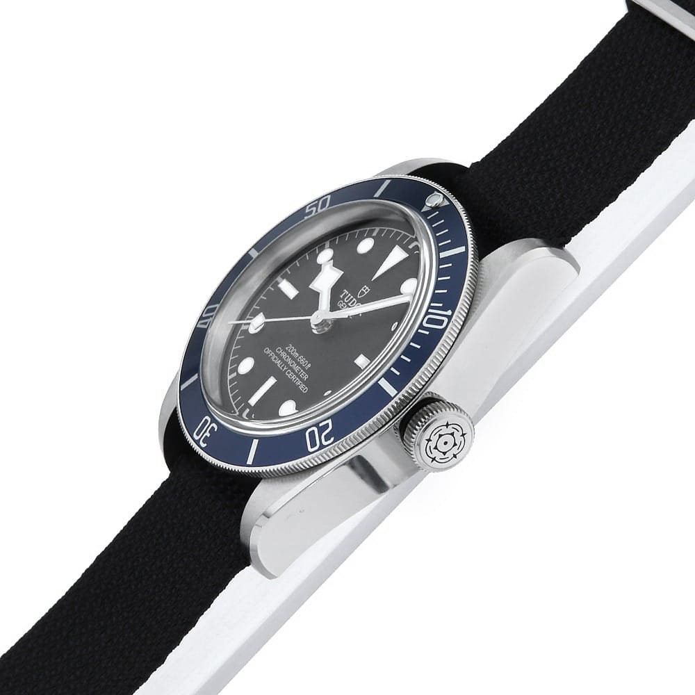 TUDOR Heritage Black Bay Fabric Strap 79230B second hand mens