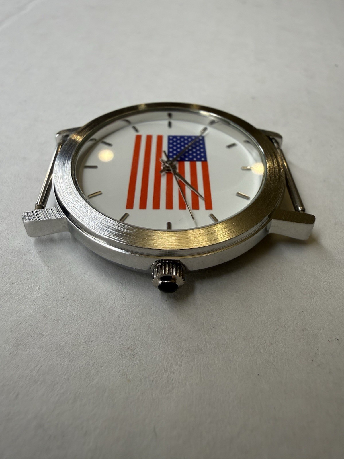 New York Watch Company Quartz USA Flag Dial 38mm SS Case