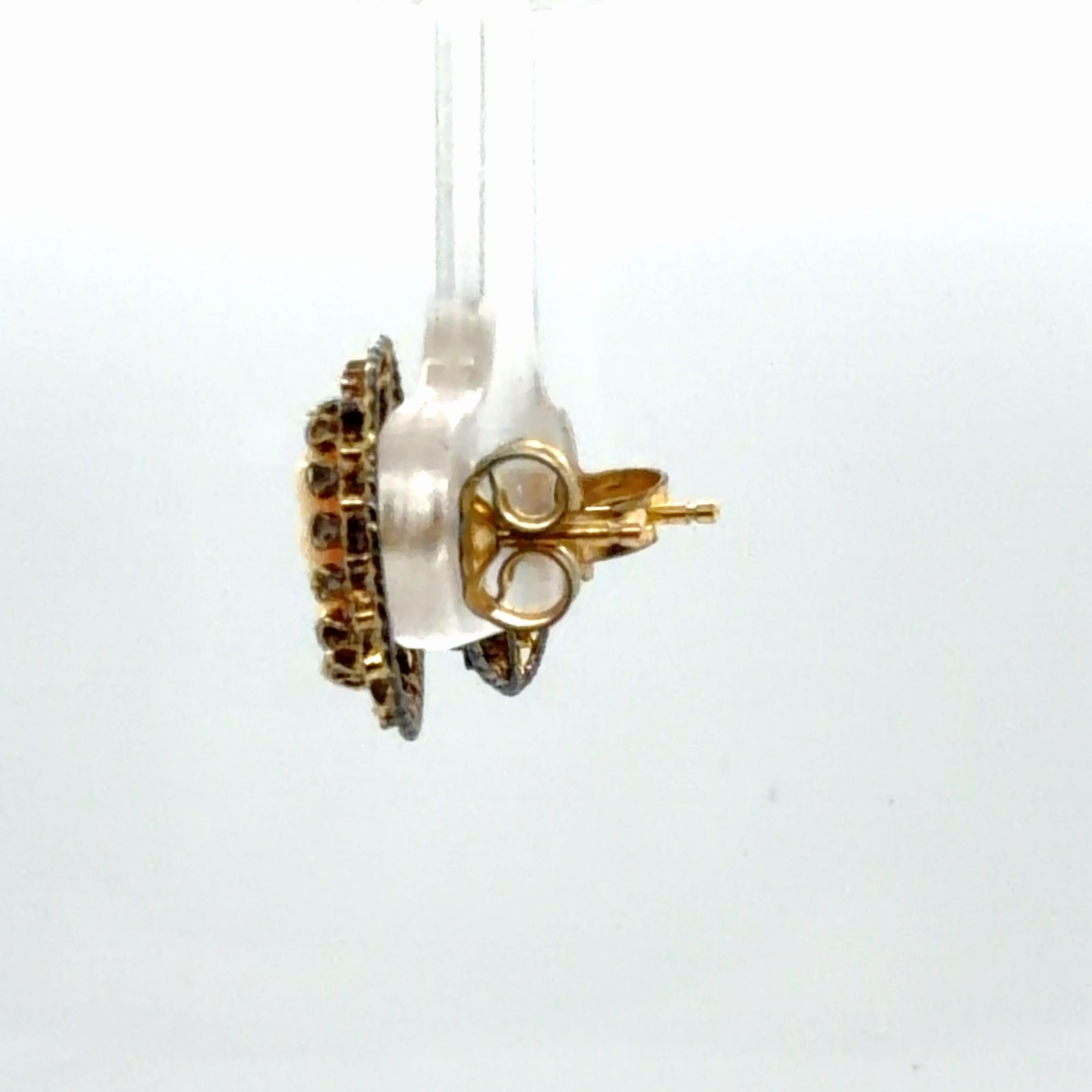 Vintage Petite Gold Filled Male and Female Cameo Earring Studs – 1.5 Grams
