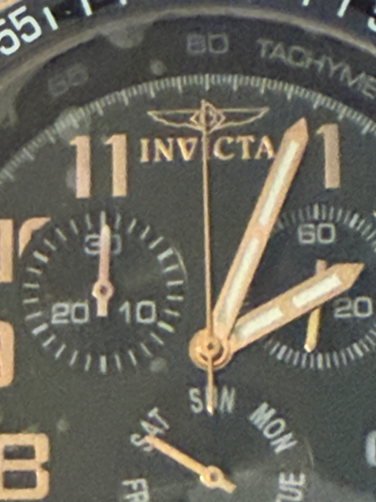 Invicta 17755 Model 1372 Men’s Rose Gold Watch Specialty Collection New