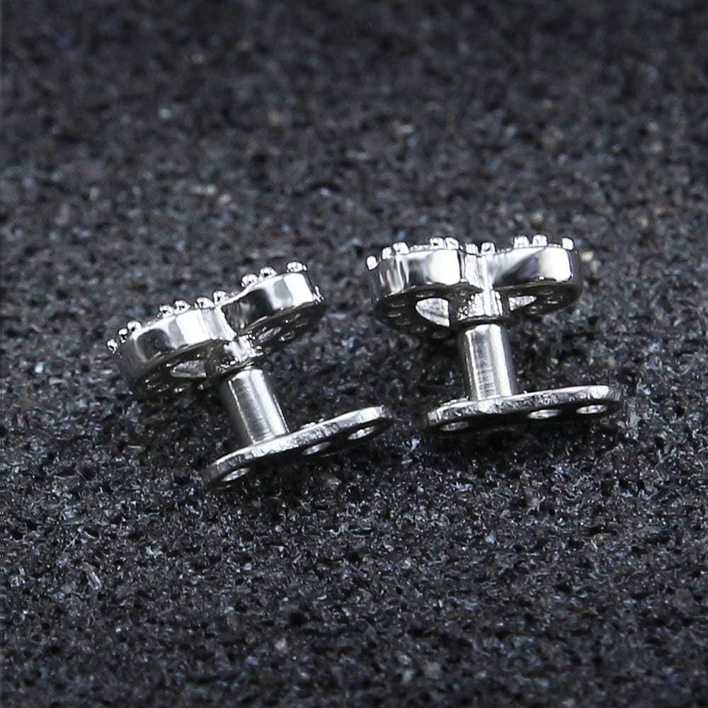 14G Cubic Zirconia Dermal Anchor Tops and Base Surgical Steel Microdermals Body