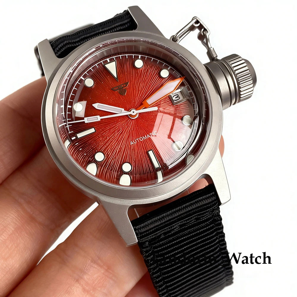 Tandorio 36mm Domed Sapphire Glass Asia 2824/Miyota 8215 Men’s Mechanical Watch