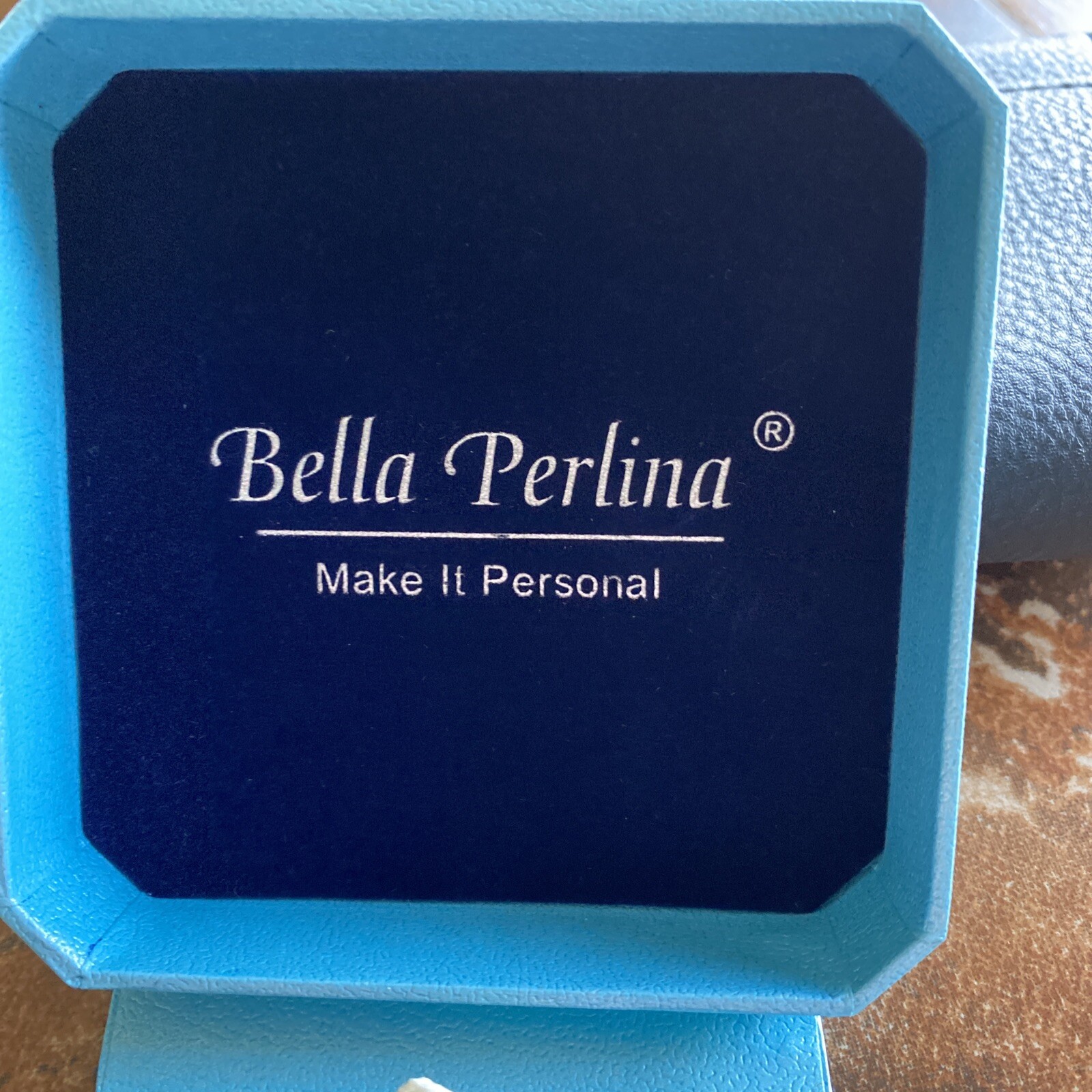 Bella Perlina Purple Glass Butterfly Charms Bracelet 6.25″- 8″ Silver Tone NIB