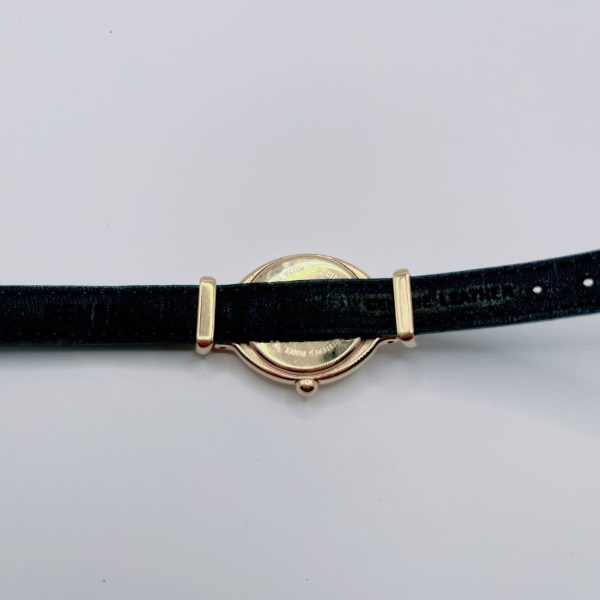 Excellent condition FENDI Chameleon Change Belt 640L Ladies Watch Gold Green Bel