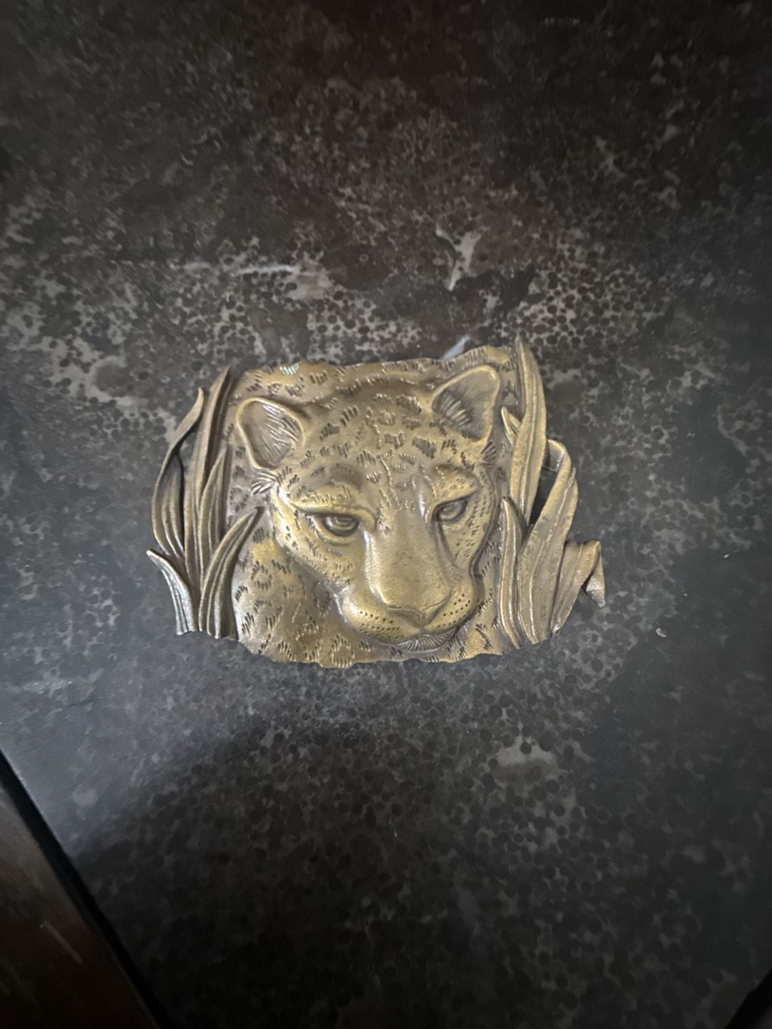 Vintage 1986 JJ Jonette Jewelry Leopard Cheetah Brooch Pin