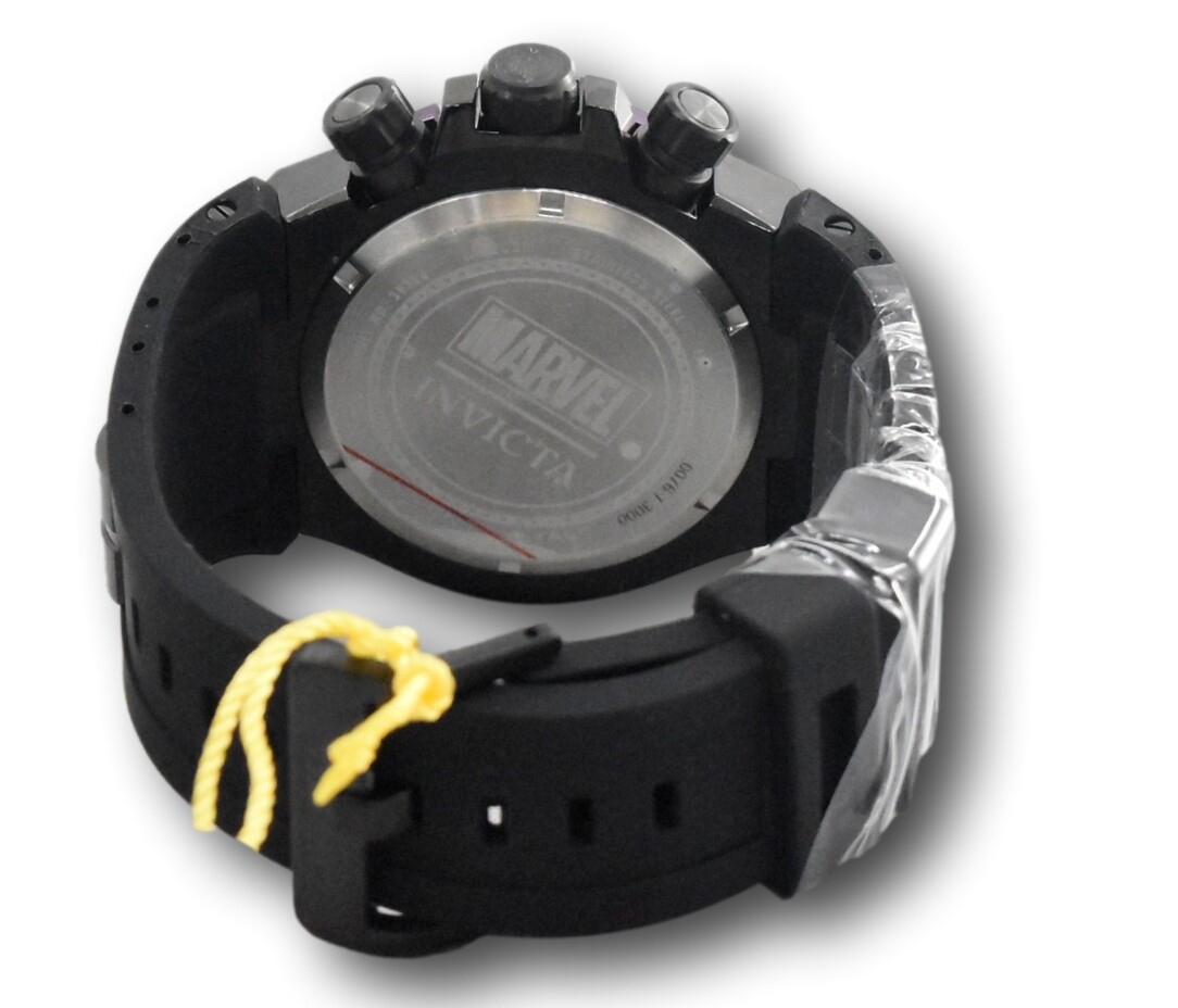 Invicta Marvel Black Panther Men’s 52mm Limited Chronograph Watch 36356 RARE