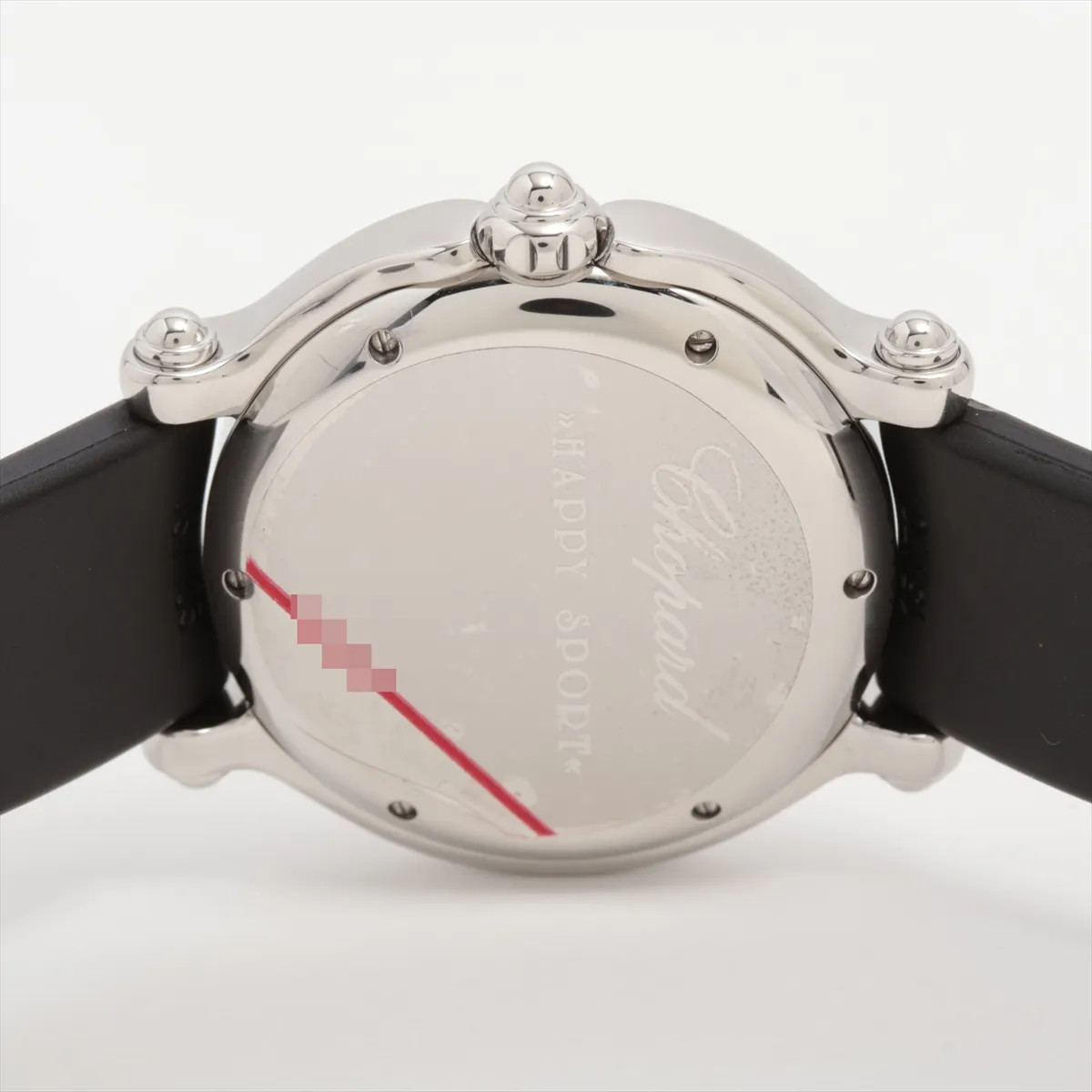 Chopard Happy Sport Snowflake 27/8949 SS SS & Rubber QZ Silver-Face