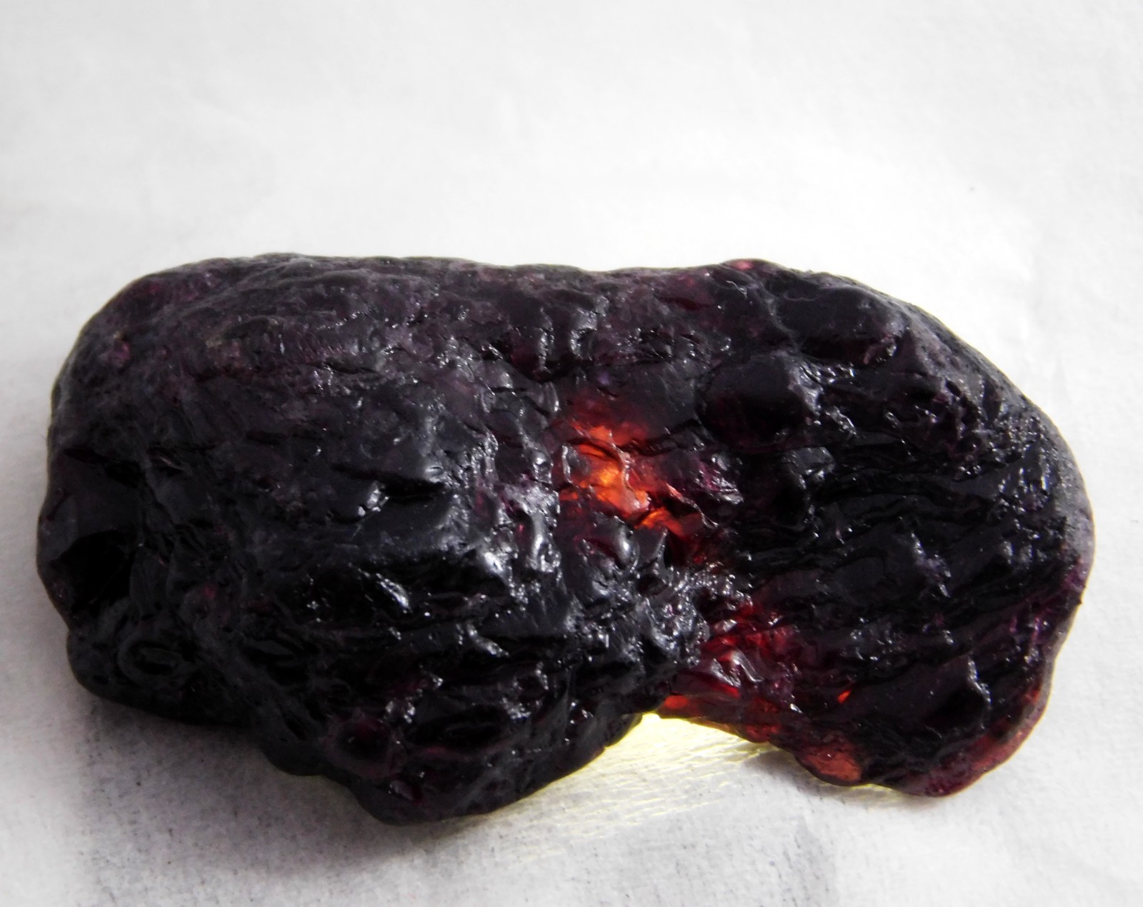 Museum-Grade Natural Red Painite Rough 61.50 CTS Untreated Stone Certified