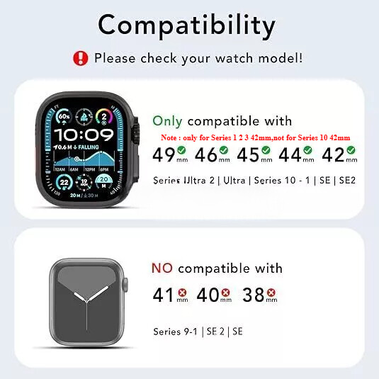 Titanium Metal iWatch Band Strap For Apple Watch Ultra 11 10 9 8 7 6 5 4 SE 3 2