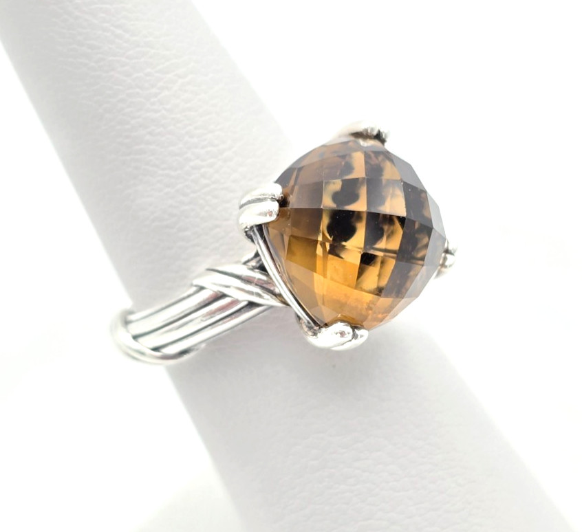 Peter Thomas Roth (PTR) Sterling Silver Ribbon Reed Fantasies Ring Sz 6