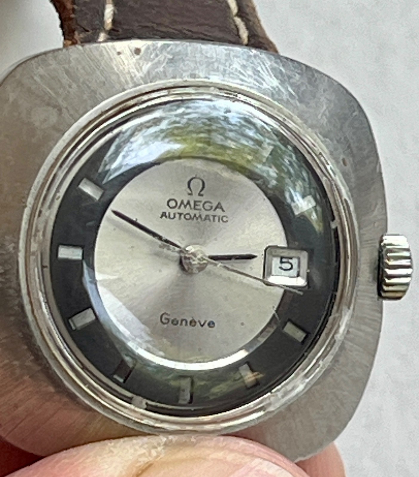 Vintage OMEGA Geneve Automatic Ladies Wristwatch Unique Retro Working