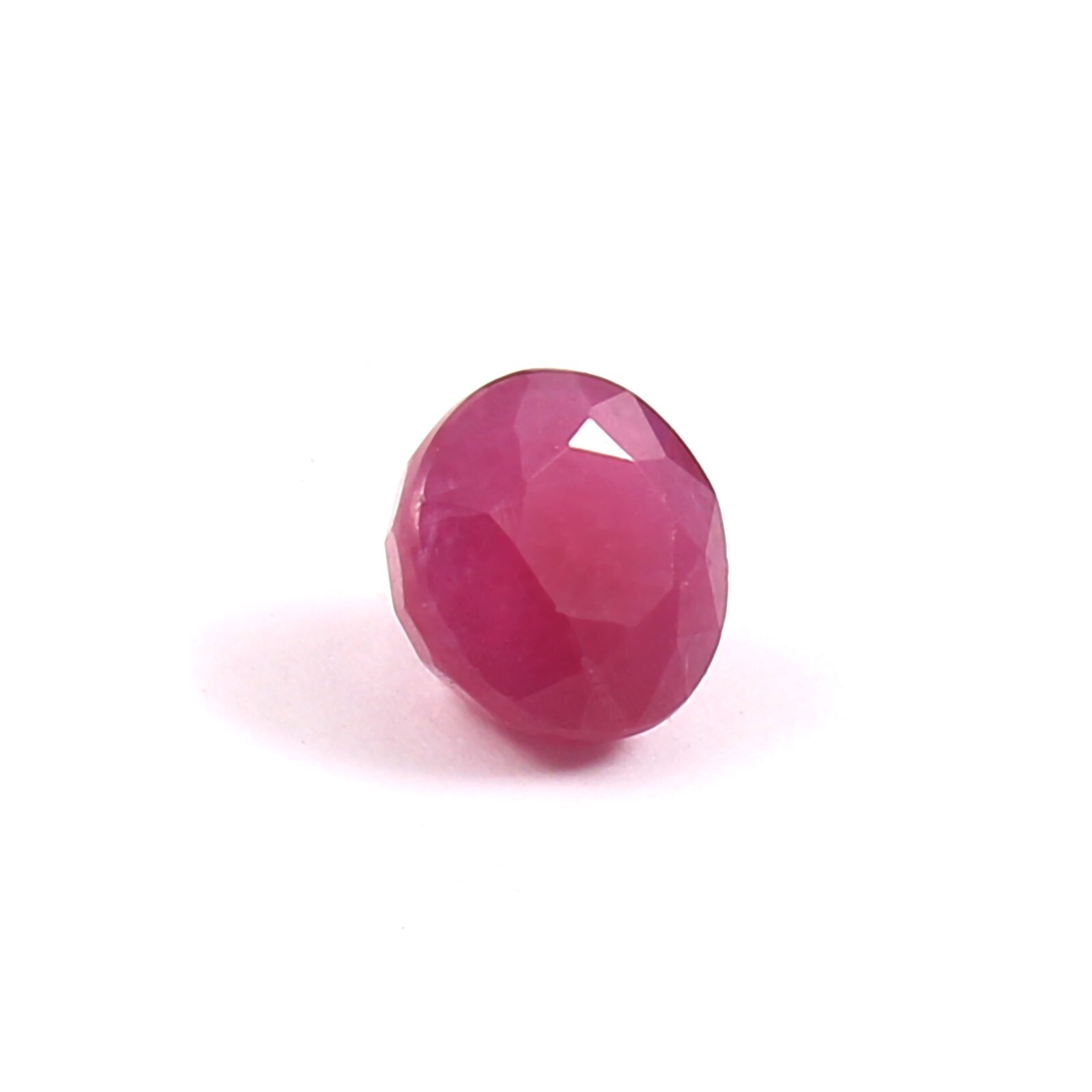 2.00 CT – Natural CERTIFIED Mozambique Ruby Loose Round Gemstone Cut 6.40 MM