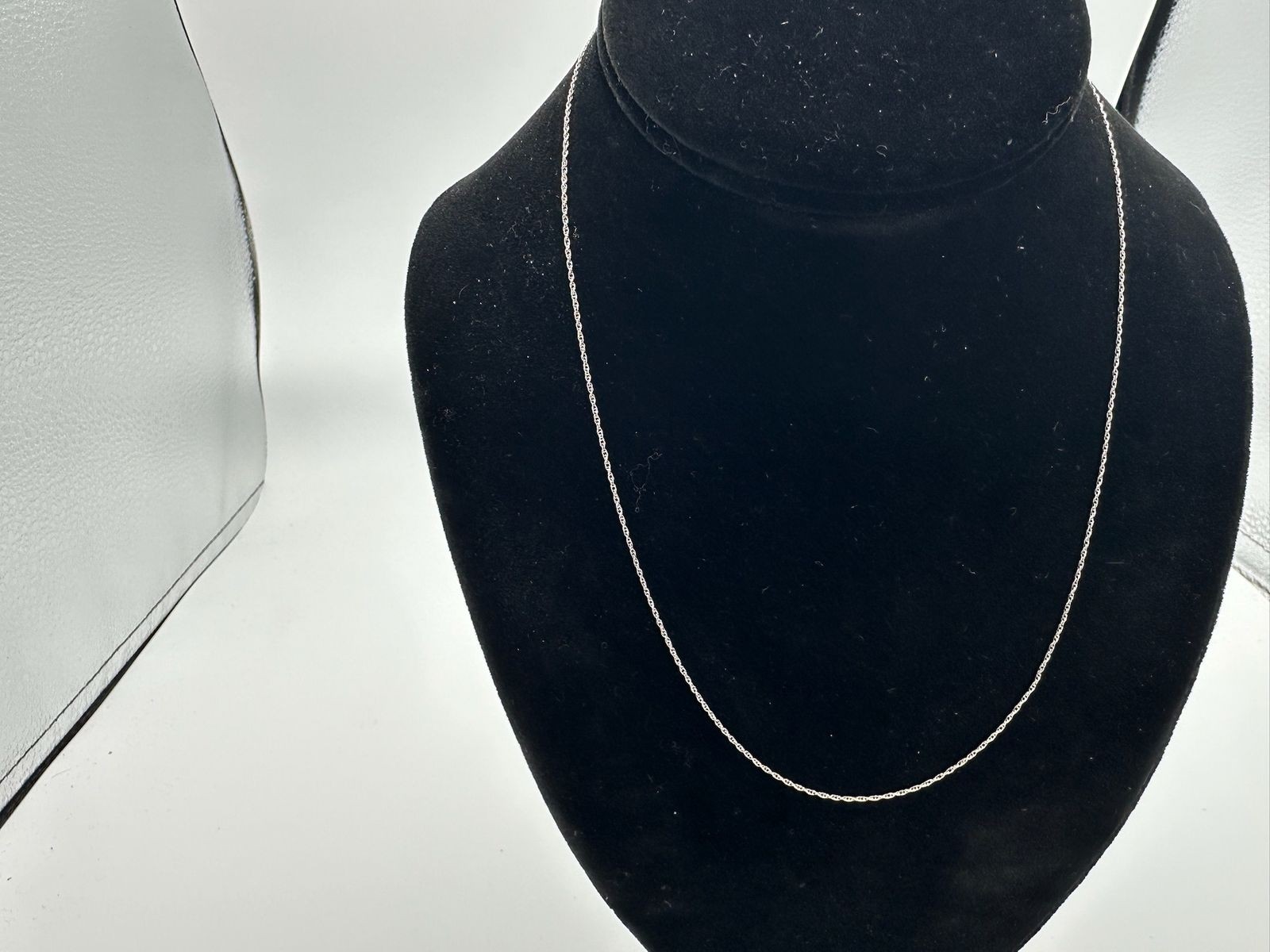 0.78g Vintage Sterling Silver 925 Twisted Rope Chain Necklace 18 in M