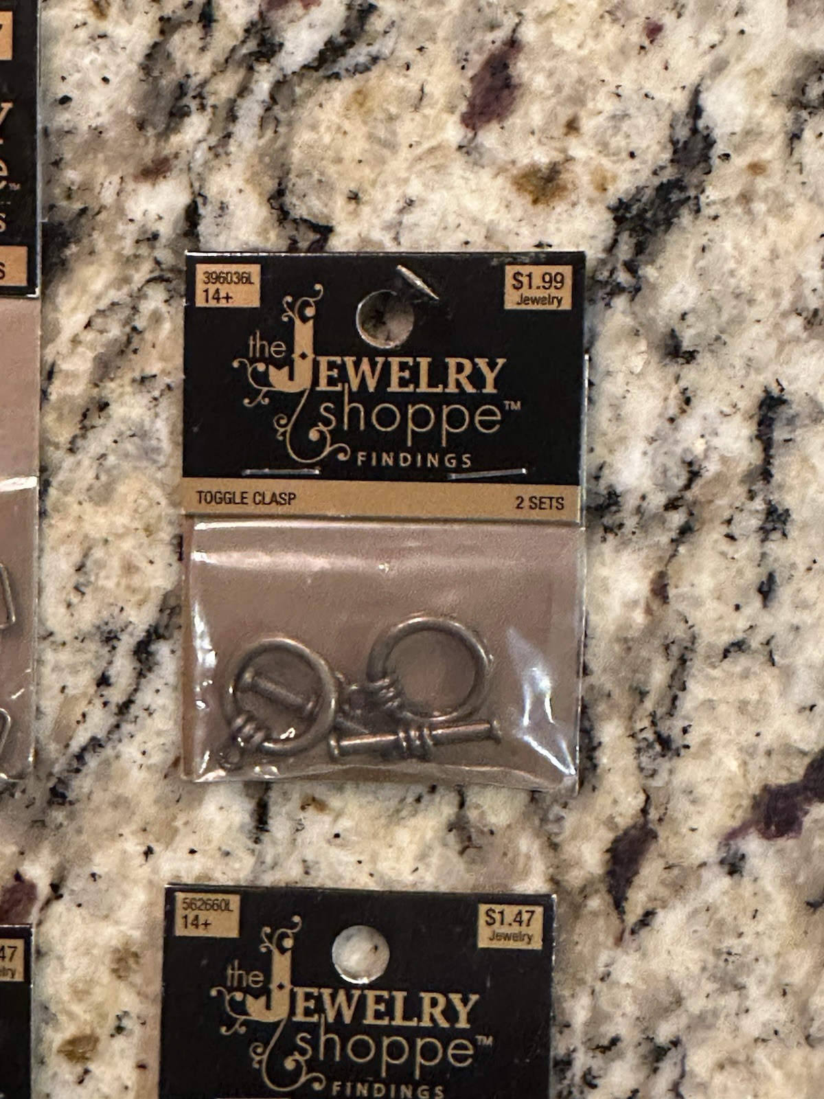 The Jewelry Shoppe Jewelry Makings Lot of 6 Packages Toggle Clasp Jump Ring Oval