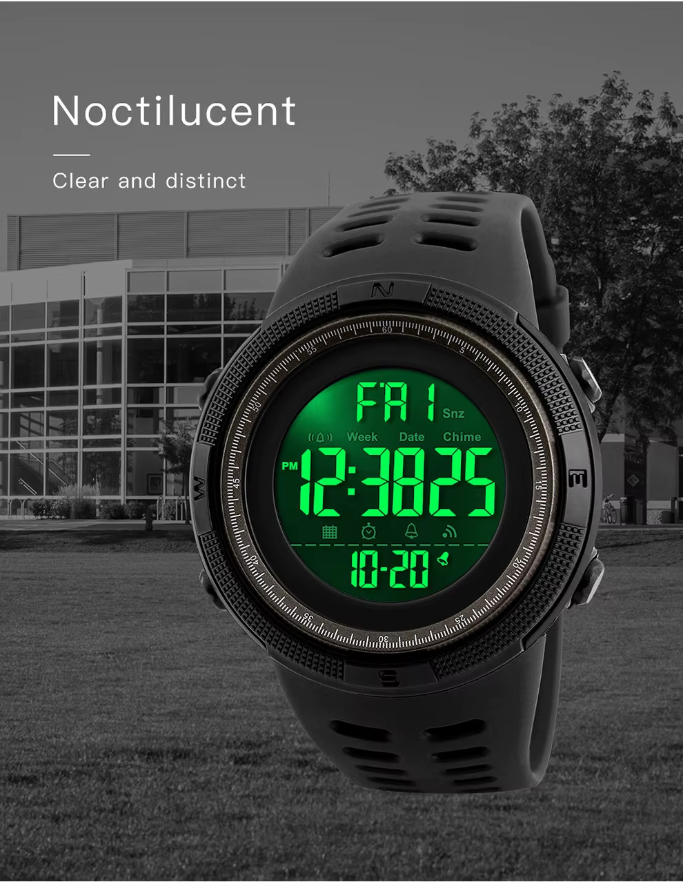SKMEI Men’s Digital Army Military Sport Quartz Analog Chrono Waterproof Watch US