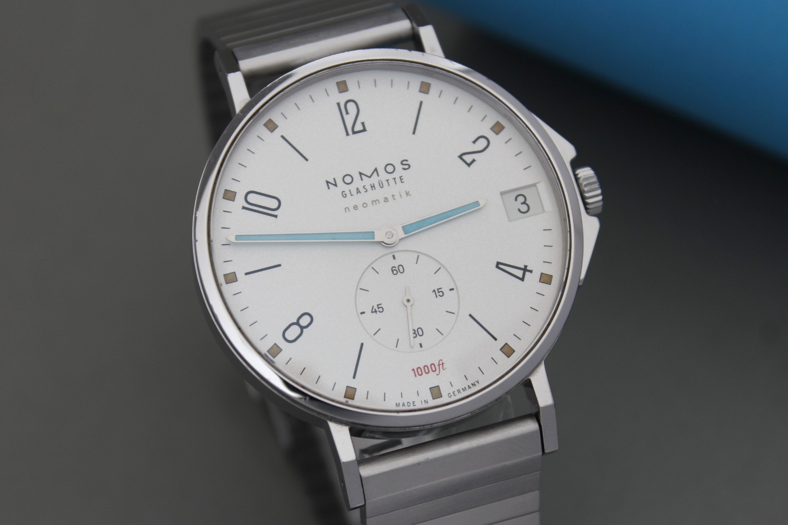 NOMOS Tangente Sport Neomatik 580 42mm Steel 2021 Full Set inc 6-month warranty
