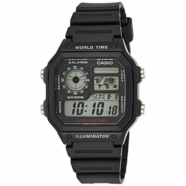 Casio AE1200WH-1A Men’s Sport Digital Watch