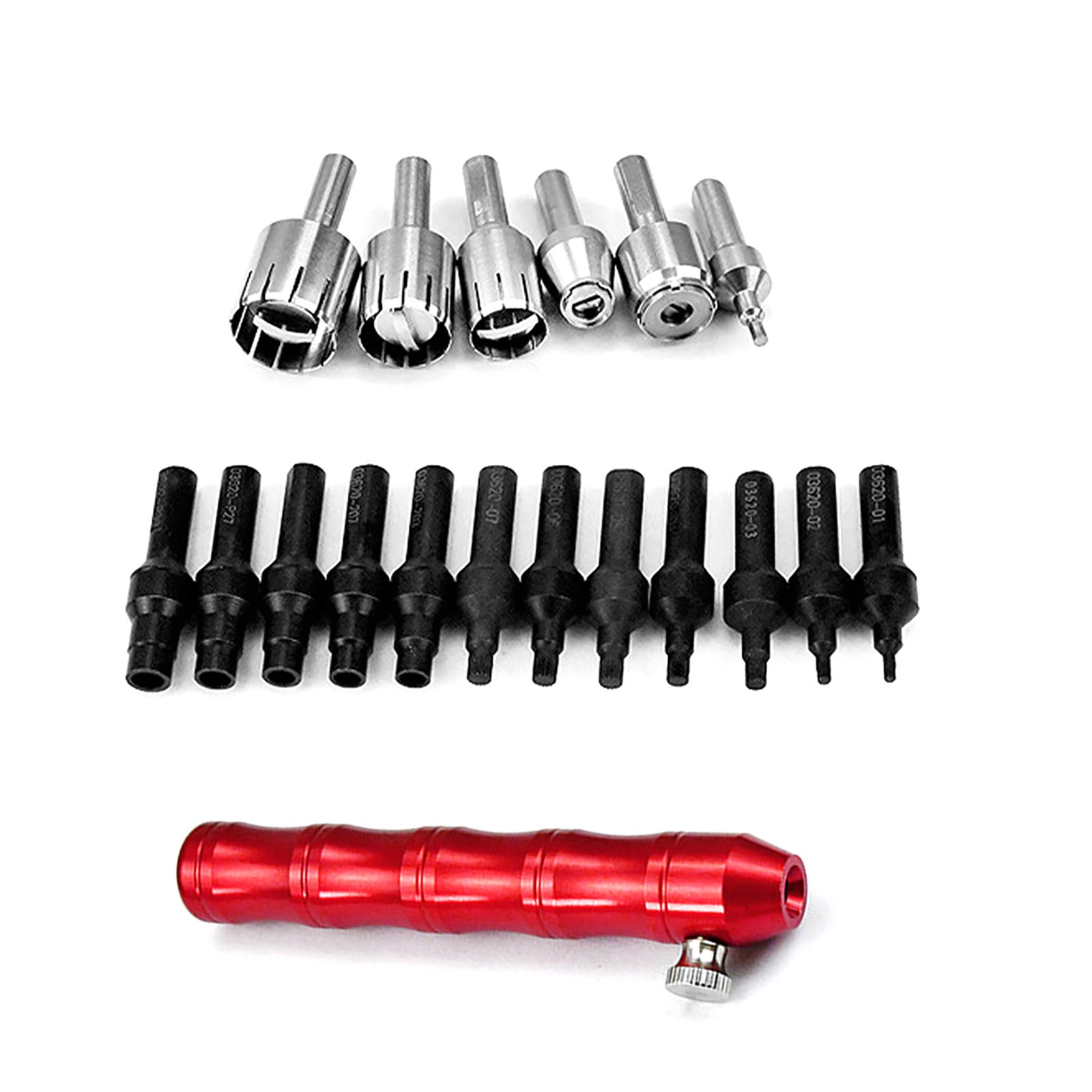 Watch Crown Tube Tool &Nozzle Remove Install Pusher Battery Case For Rolex Watch