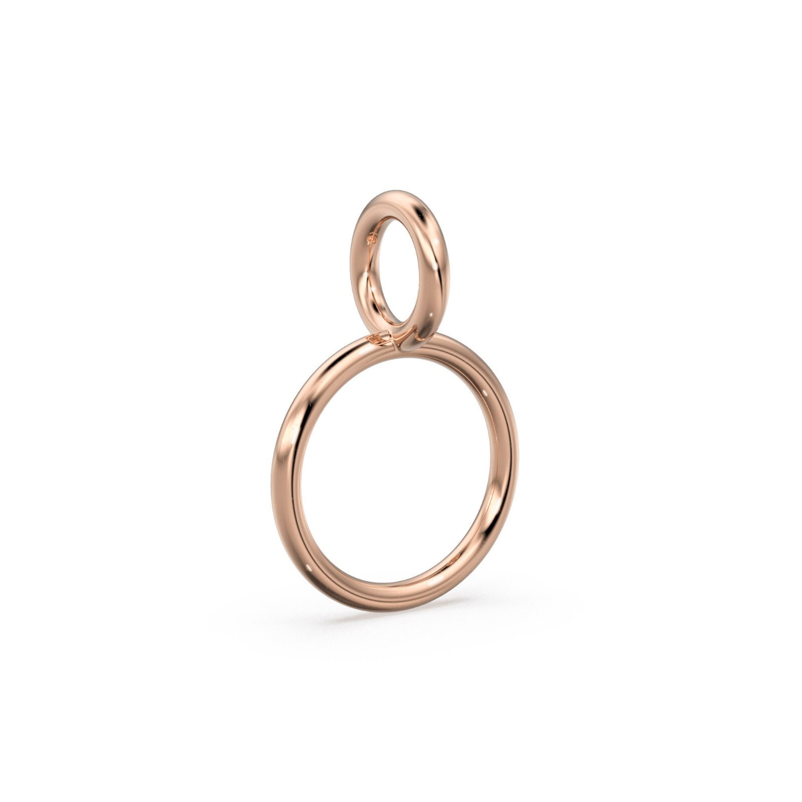 18K/14K Gold Charm Connector Bail for Necklace & DIY Jewelry Making Findings