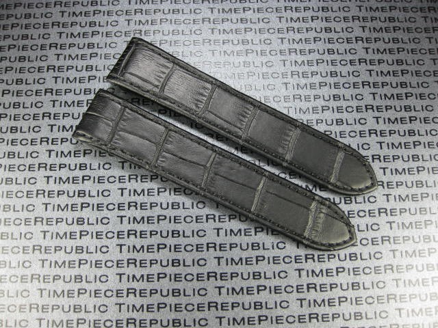 20mm Leather Strap Alligator Grain Watch Band Cartier for SANTOS 100 Medium 32mm