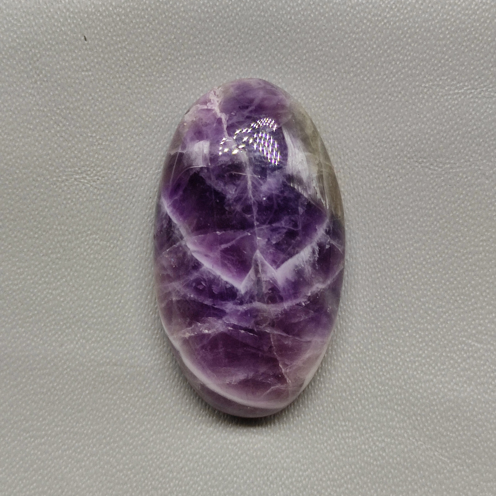 100% Natural purple amethyst flatback cabochon translucent amethyst stone G7150