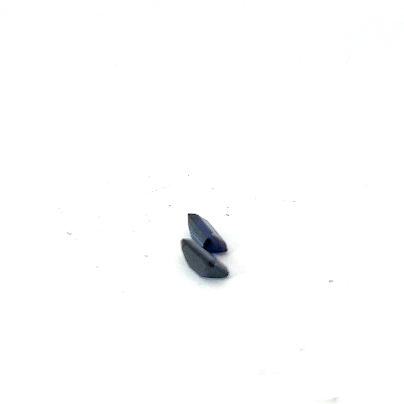 0.36ct Loose Emerald Cut Lab Created Blue Sapphire Gemstone 5 x 3mm