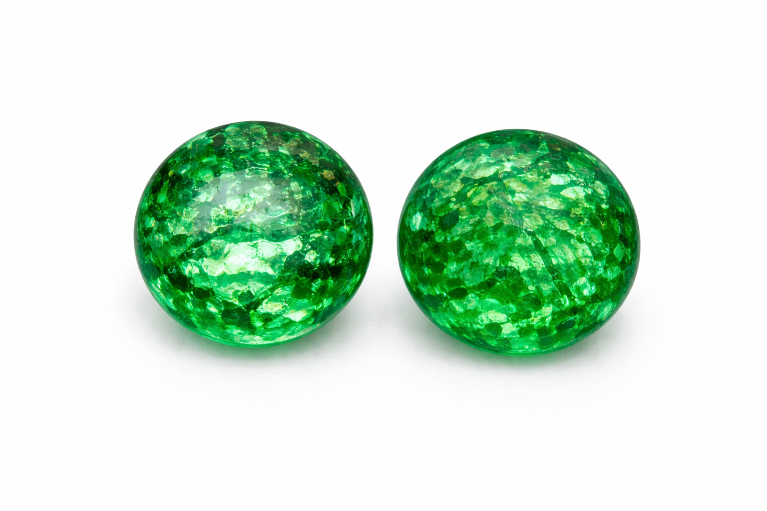 Natural Colombian Emerald Round Cut 8 to 10 Cts Each Pair Gemstone Certified