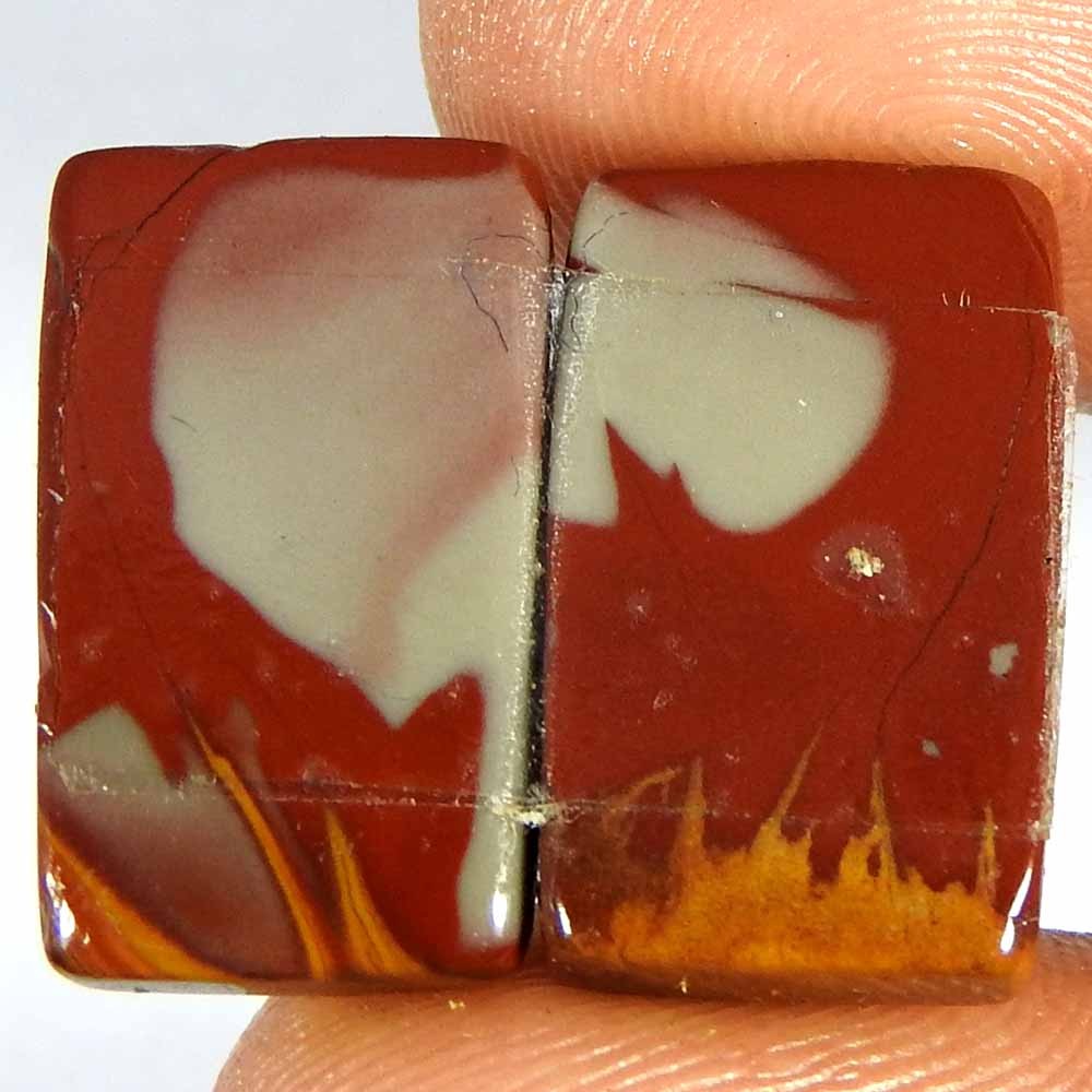 20.00Cts100%Natural Noreena Jasper Cushion Pair Cabochon Loose Gemstone