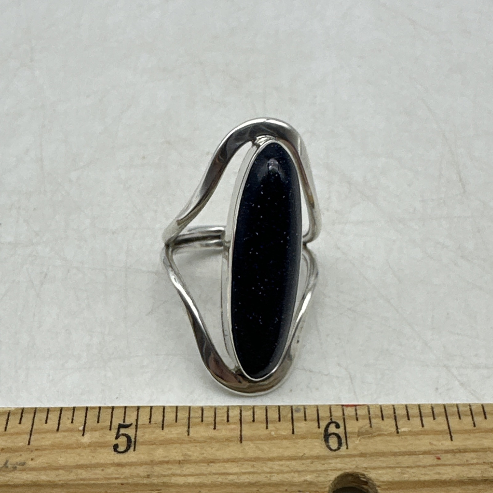 NEW 950 Sterling Silver Stone Ring Jewelry Gift (MP291)