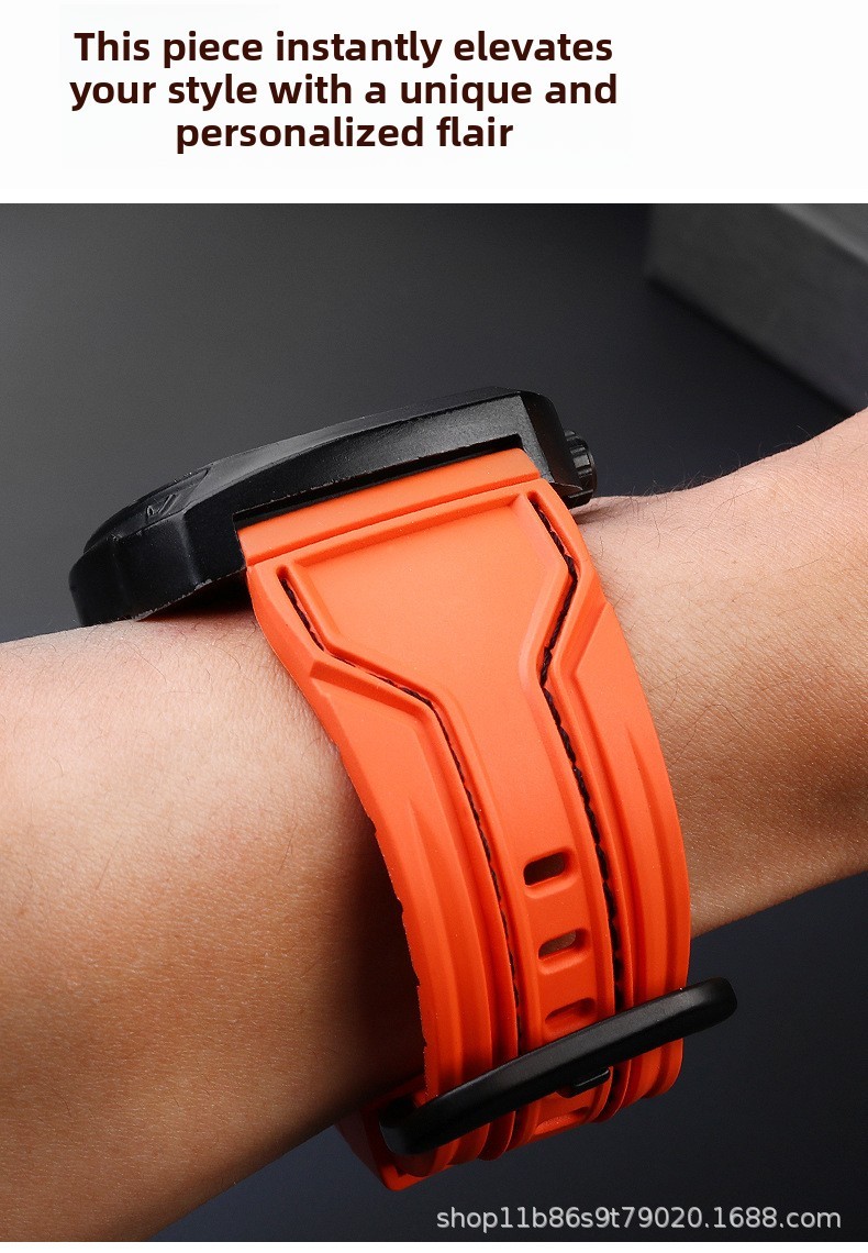 Silicone Watch Strap 28mm Mens Replacement Soft Band for SevenFriday P1 M2 S2